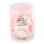 Make-up Schwamm aus Polyurethan mit Lachs-Design (Mehrfarbig)
