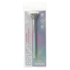Make-up Pinsel mit Nylon-Borsten und Kunststoffgriff, 27,5 g (Silber)
