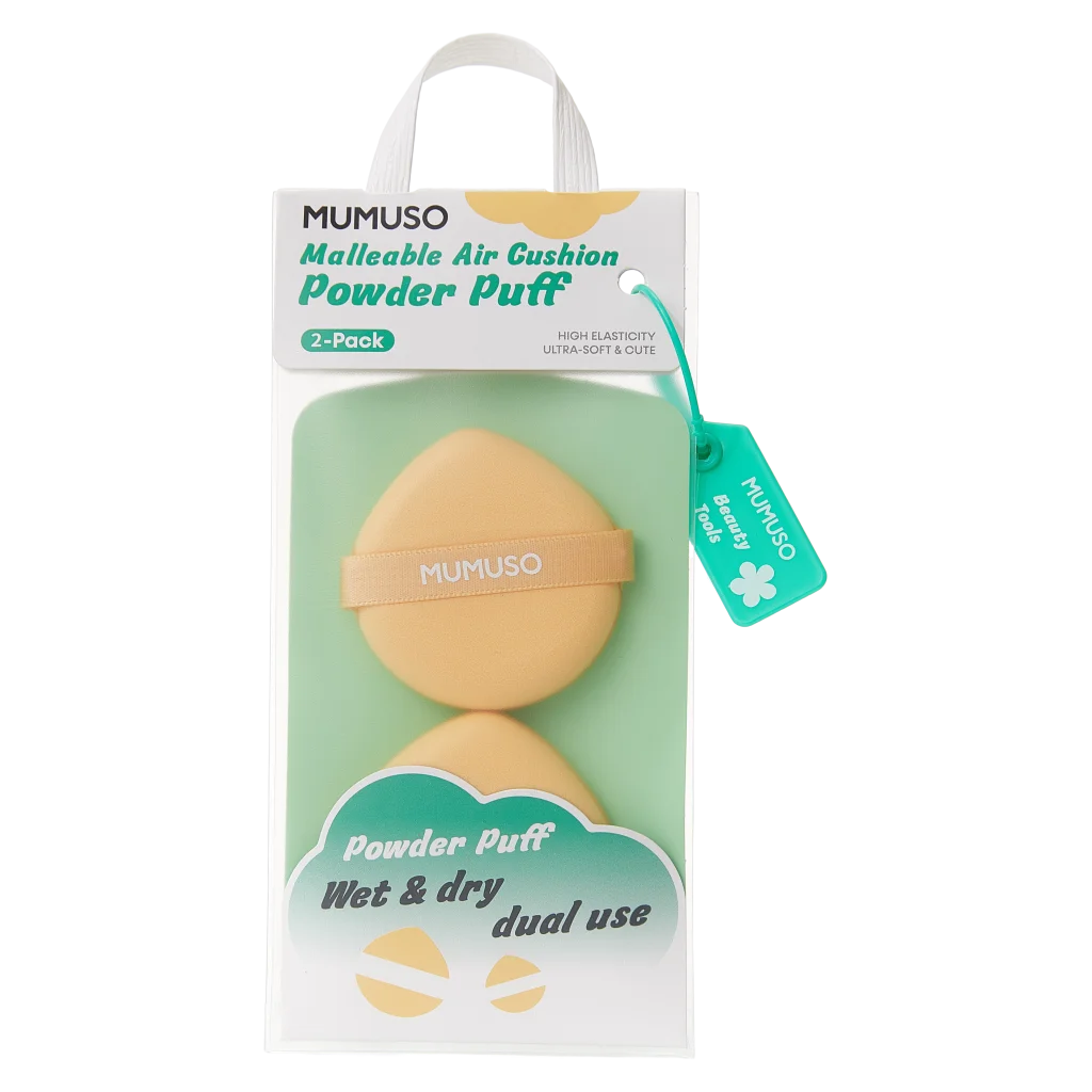 2er-Pack Make-up Schwämmchen ergonomisch (Rosa/Peach)