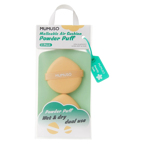 2er-Pack Make-up Schwämmchen ergonomisch (Rosa/Peach)