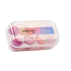 8er-Pack Make-up Schwämme aus Polyurethan, latexfrei (Hellrosa/Rosa/Pink/Lila)