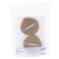 2-teiliges Make-up Schwamm Set aus Polyurethan für Foundation &amp; Puder (Braun)