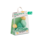 5-teiliges Polyurethan Make-up Schwammset, verschiedene Formen (Gelb/Grün/Minzgrün)