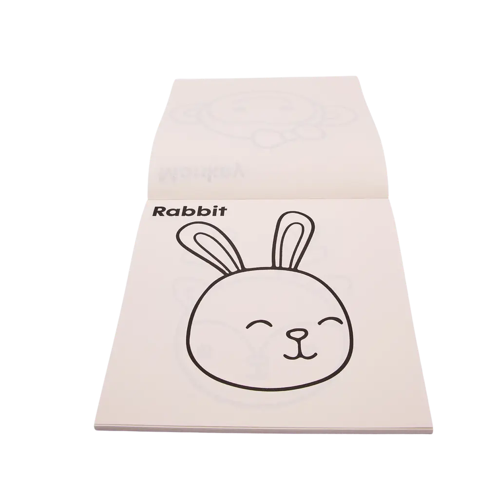 Malbuch für Kinder mit Tier-Design, Mehrfarbig