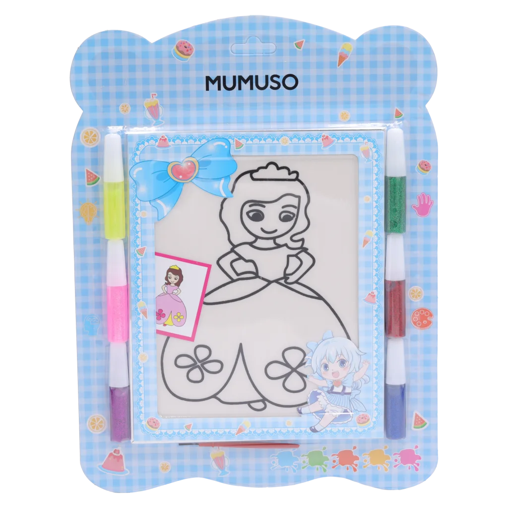 Malset für Kinder mit Prinzessin-Design, inklusive Stifte (Mehrfarbig)