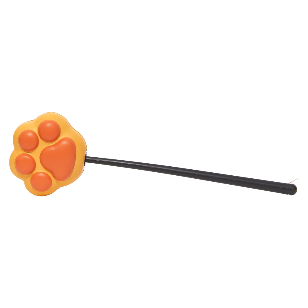 Massagehammer mit Katzenpfoten-Design, Kinder Spielzeug (Gelb/Schwarz)