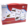 30-teiliges Kinder-Lernpuzzle mit Tier-Print, ab 3 Jahren (Mehrfarbig)