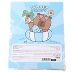 Ergonomisches Mauspad aus Silicongummi und Stoff mit Capybara-Design und Handgelenkauflage (Mehrfarbig)
