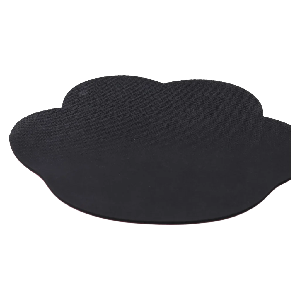 Mauspad in Katzenpfotenform aus Premium-Stoff mit Gummiboden (Pink)