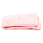 Mikrofaser-Haarturban zum Trocknen, ca. 65 × 25 cm (Rosa)