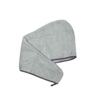 Mikrofaser Haar-Handtuch Turban, 65 × 25 cm (Hazy Blue)
