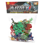 43-teiliges Militärfiguren-Set aus PP für Kinder, Spielzeug (Mehrfarbig)