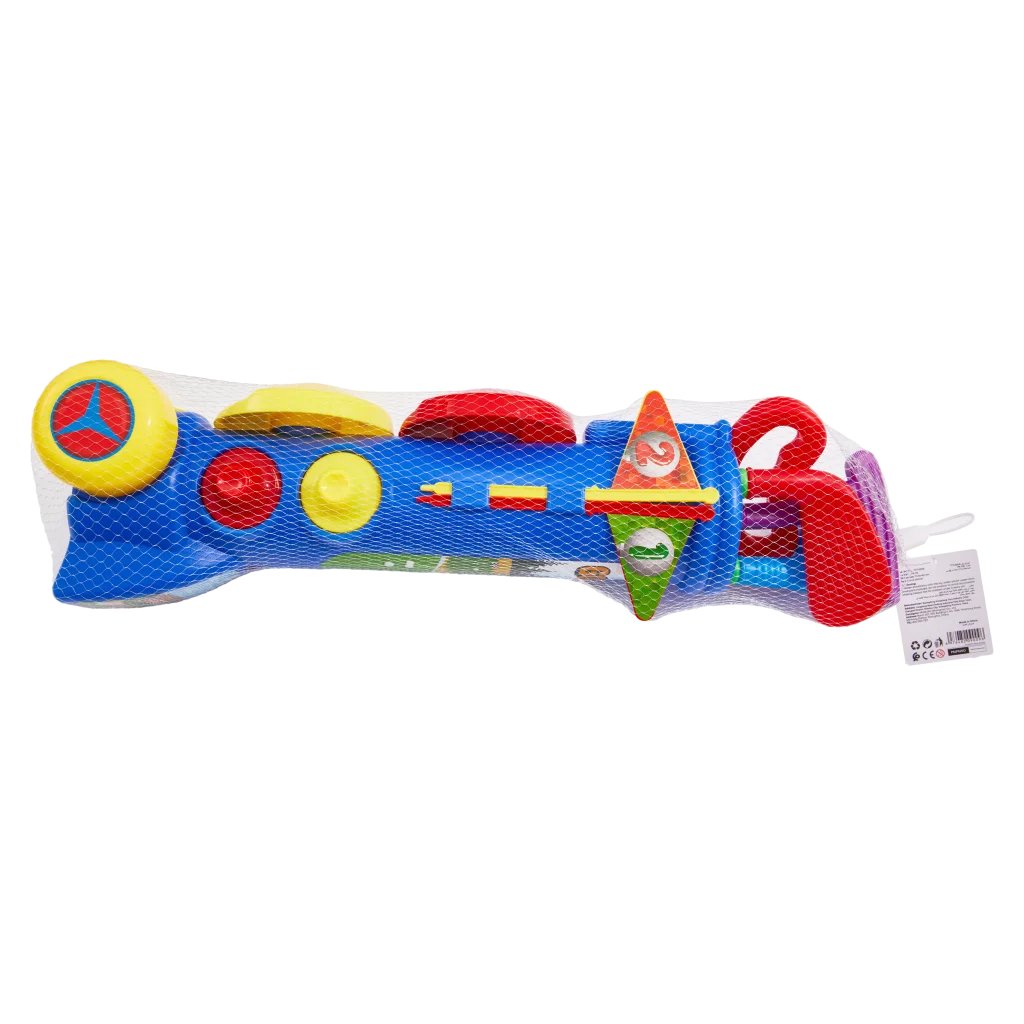 Mini-Golfset für Kinder aus Kunststoff, leichtes Komplettset (Blau/Rot/Gelb/Lila)