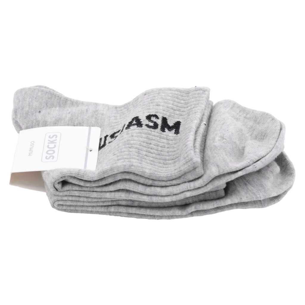 Mini Crew Herrensocken Baumwollmischung (Grau)