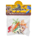 Mini-Dinosaurier-Spielzeugset aus PP mit Dinosaurier-Design (Mehrfarbig)