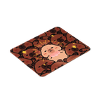 Mousepad mit Capybara-Design, rutschfeste Gummibasis und Stoffoberfläche (Mehrfarbig)