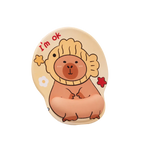 Ergonomisches Mousepad mit Capybara-Design und Handgelenkauflage (Mehrfarbig)