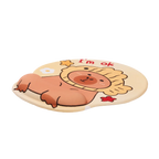 Ergonomisches Mousepad mit Capybara-Design und Handgelenkauflage (Mehrfarbig)