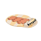 Mousepad mit Handgelenkauflage und Capybara-Design (Beige)
