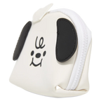 Münzportemonnaie mit Hund-Design für Kinder (Weiß)
