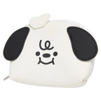Münzportemonnaie mit Hund-Design für Kinder (Weiß)