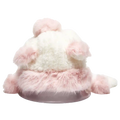 Wollmütze aus Polyester mit Bommel-Design (Rosa/Weiß)
