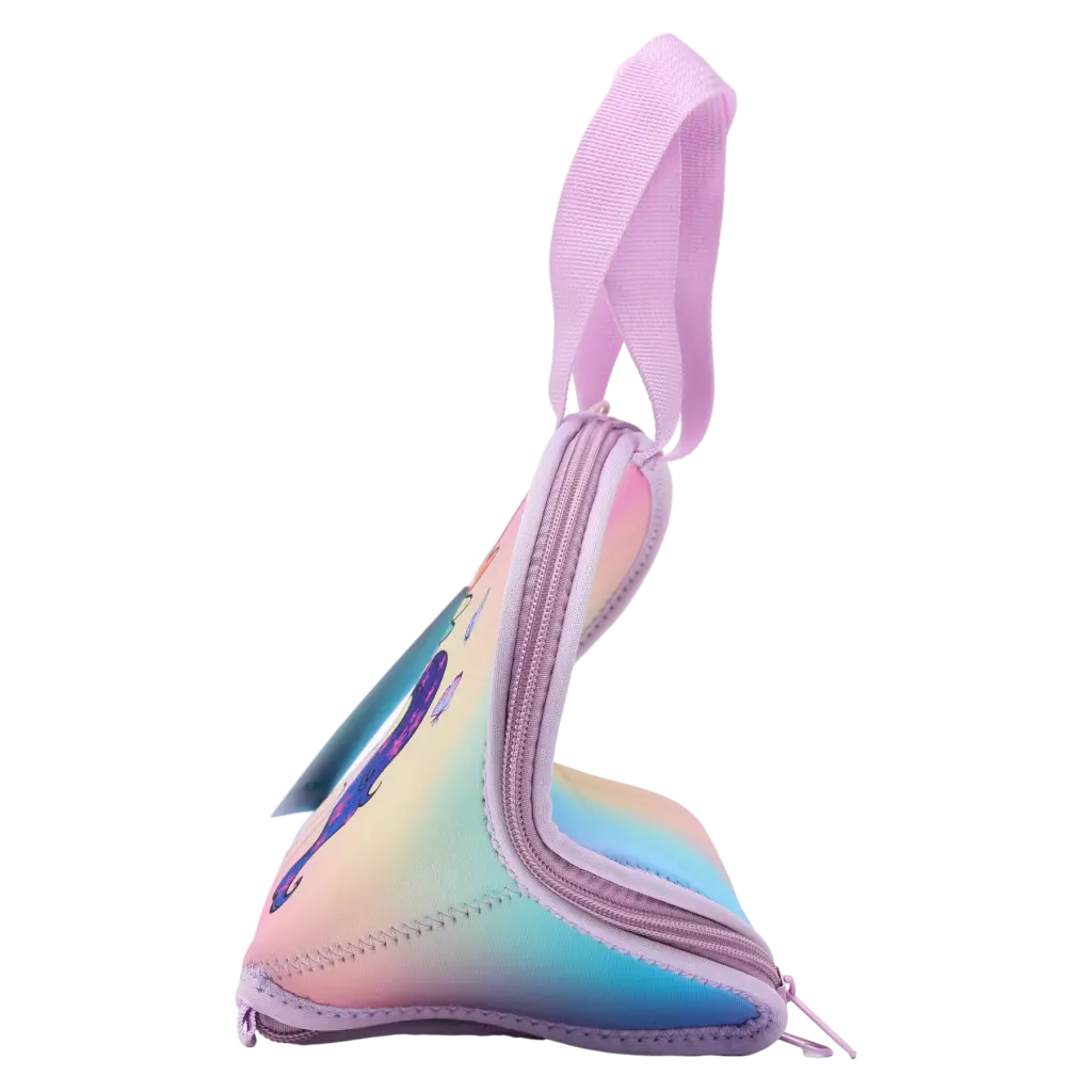 Multifunktionale Neopren-Lunchbag mit Einhorn-Design und Tragegriff (Mehrfarbig)