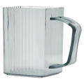 Gerippter PS-Mundspülbecher, 360 ml (Dunkelblau)
