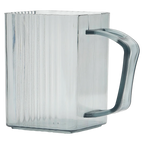Gerippter PS-Mundspülbecher, 360 ml (Dunkelblau)