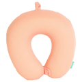 Tragbares Memory-Schaum Nackenkissen U-Form (Rosa)