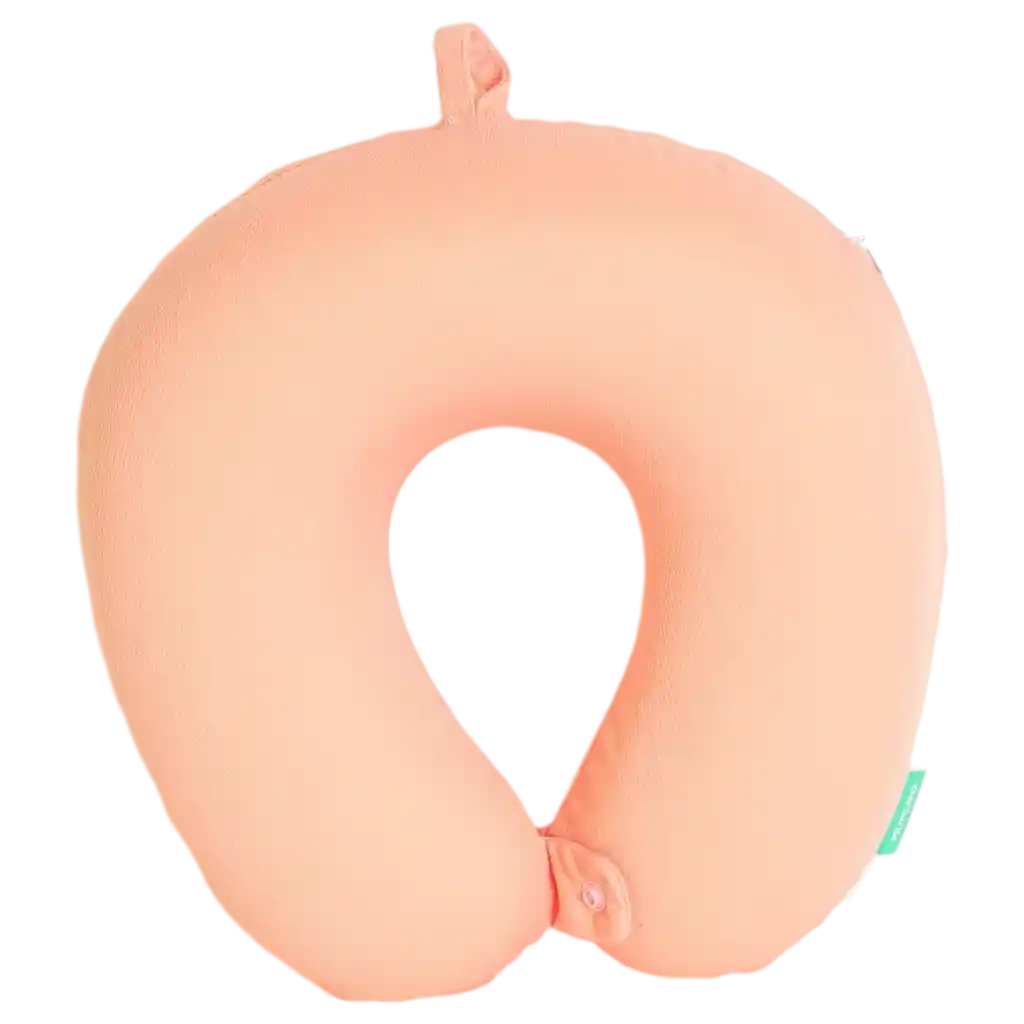 Tragbares Memory-Schaum Nackenkissen U-Form (Rosa)