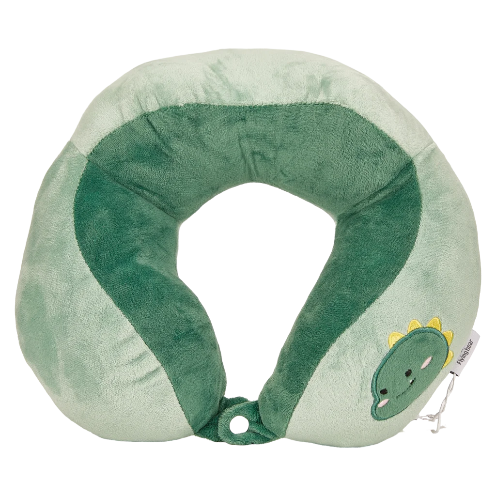 Nackenkissen U-Form aus Polyesterfaser mit Print (Grün)