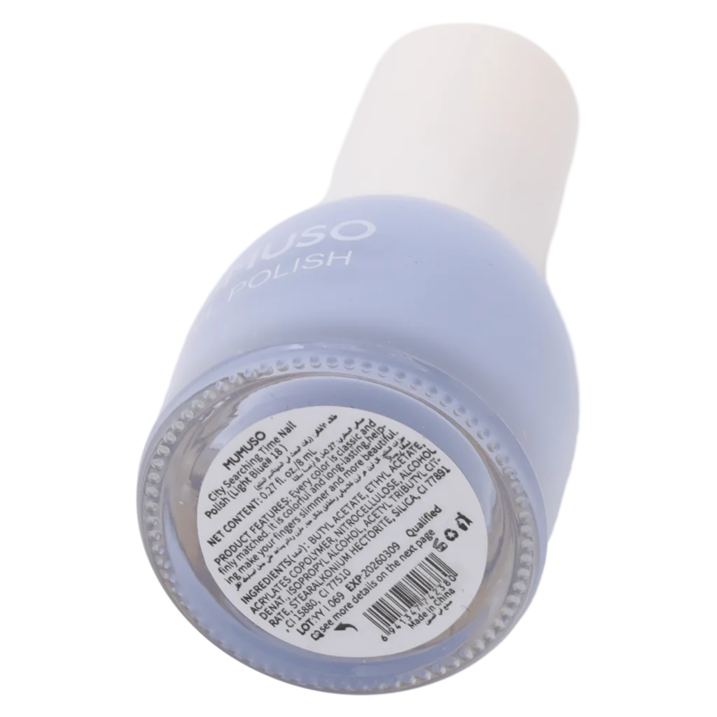 City Searching Time Nail Polish, #18 (Light Blue)