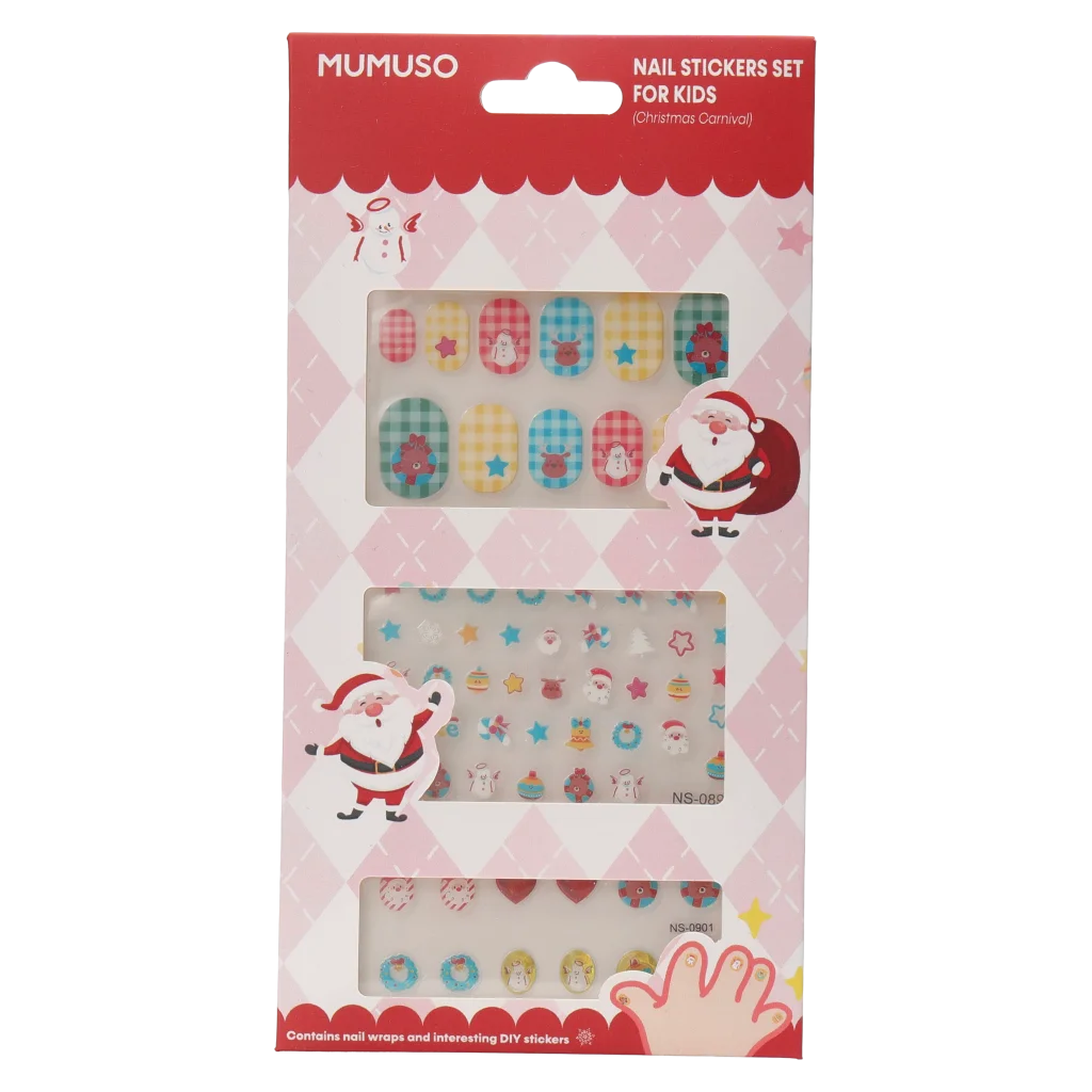 Nail Stickers Set For Kids (Christmas Carnival)