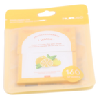 Parfümiertes Öl-Absorptionspapier mit Zitronenduft, 160 Blätter (Gelb)