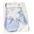 Ofenhandschuh aus Silikon und Baumwolle mit Einhorn-Design (Blau)