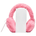 Flauschige Ohrenschützer für Kinder und Erwachsene (Rosa)