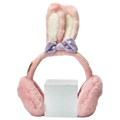 Ohrenschützer aus Plüsch mit Hasenohren-Design (Rosa)