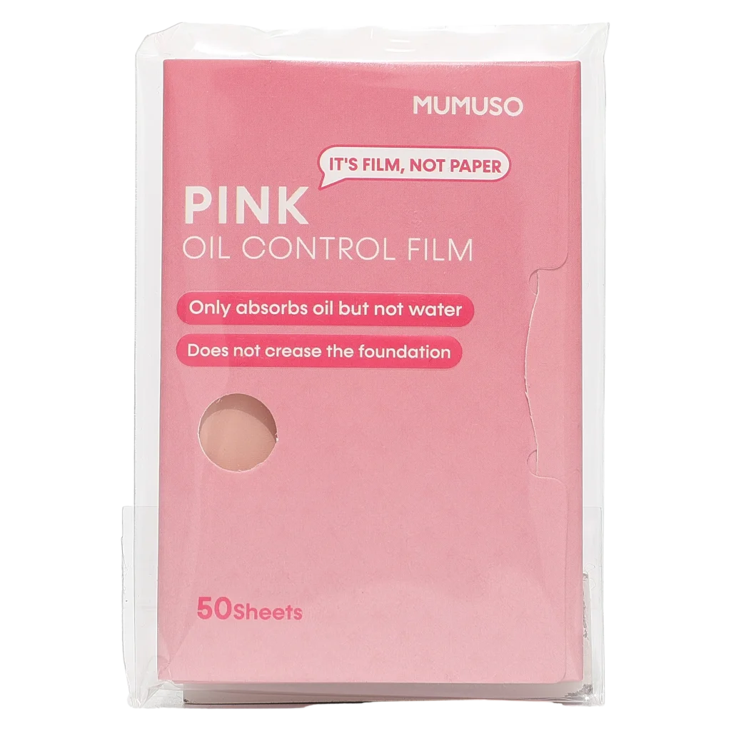 Oil Control Blätter aus Polypropylen, 50 Stück (Rosa)