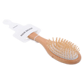 Ovale Haarbürste aus Buchenholz für Damen und Herren, natürlich (Natur)