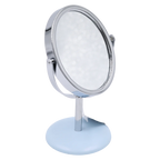 Ovaltischspiegel mit Cartoon-Tier-Design, Standfuß (Blau/Rosa)