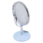 Ovaltischspiegel mit Cartoon-Tier-Design, Standfuß (Blau/Rosa)