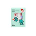 50er-Pack wasserfeste Pflaster mit Cartoon-Design (Hellblau)