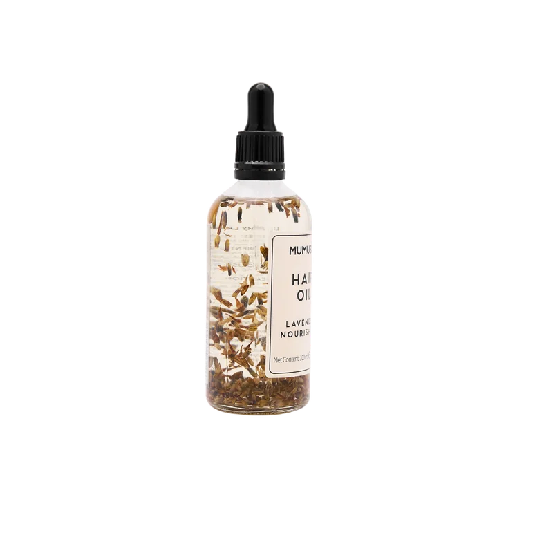 Pflegendes Haaröl mit Lavendelblüten, 100 ml (Transparent)