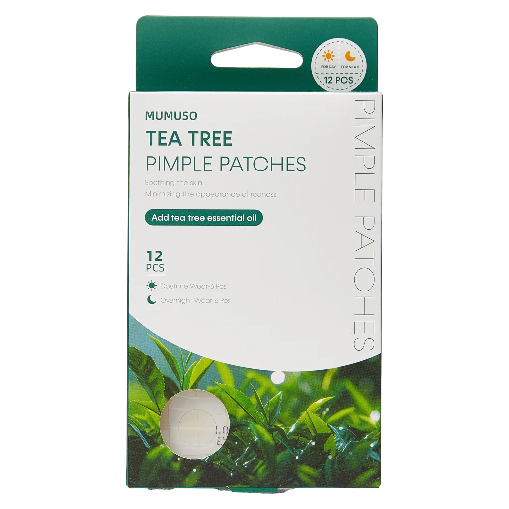 12-teiliges Pimple Patch Set für Tag &amp; Nacht, transparent
