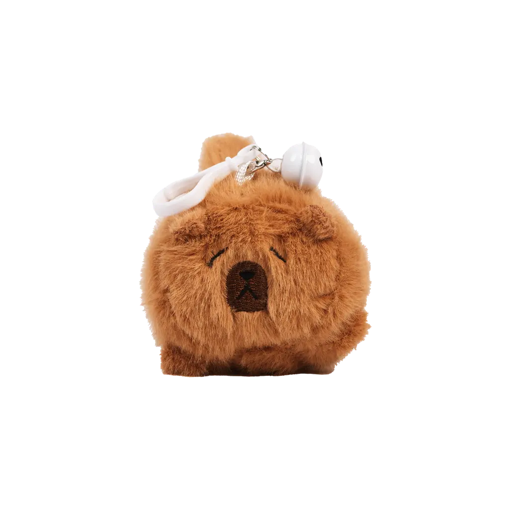 Plüsch-Anhänger aus Polyester mit Capybara-Design (Braun)