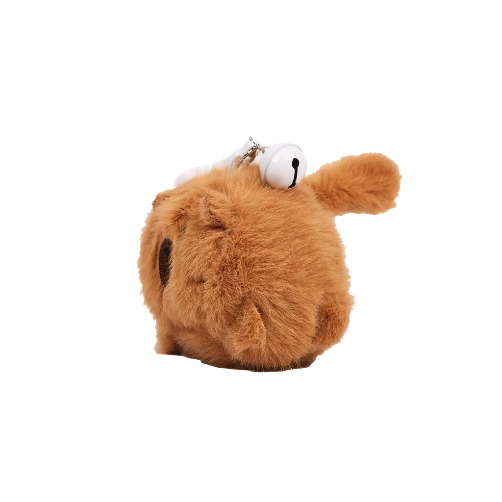 Plüsch-Anhänger aus Polyester mit Capybara-Design (Braun)