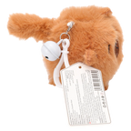 Plüsch-Anhänger aus Polyester mit Capybara-Design (Braun)