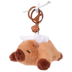 Plüsch-Anhänger mit Capybara-Design aus Polyester, leicht (Braun)