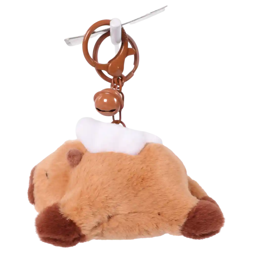 Plüsch-Anhänger mit Capybara-Design aus Polyester, leicht (Braun)